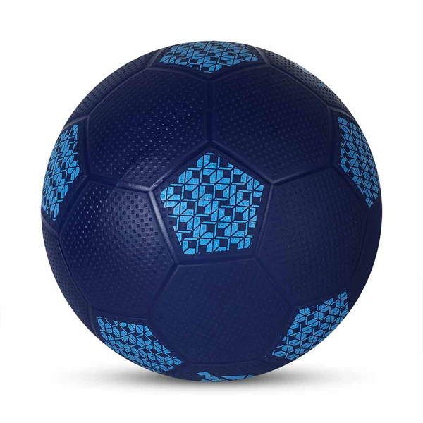 Back View View of Nivia Home Play Football Color Blue
