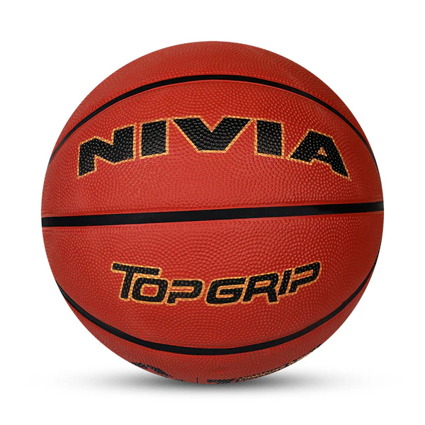 Nivia Top Grip 3.0 Basketball – Durable high-grip basketball for indoor and outdoor play with superior bounce and control.