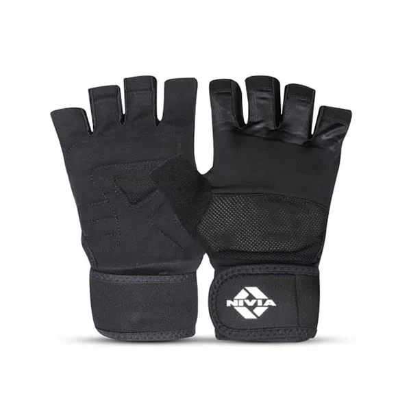 Nivia Enduro Gym Gloves – high-performance workout gloves with padded grip and wrist support for intense training sessions.
