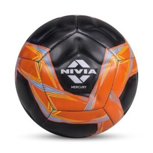 Nivia Mercury Football – durable training ball designed for hard and grassy surfaces, perfect for daily practice sessions.