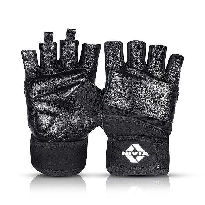 Nivia Venom Sports Gloves – breathable fitness gloves with strong grip and padded comfort for gym and outdoor training.
