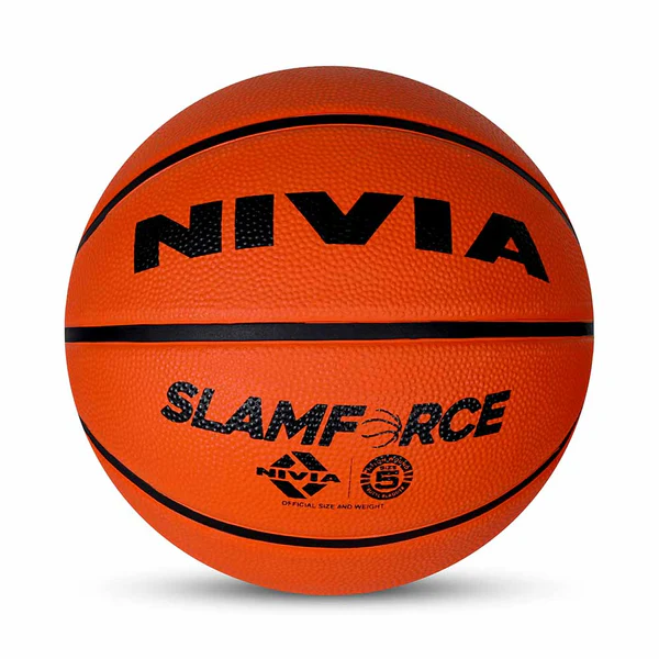 Nivia Europa Basketball No.3 designed for kids with deep grooves and textured grip—great for training, fun, and early basketball skills.