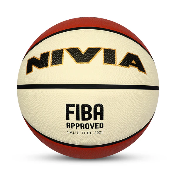 Nivia Top Grip 3.0 Basketball with premium rubber surface, deep channels, and all-weather grip—perfect for indoor and outdoor performance.