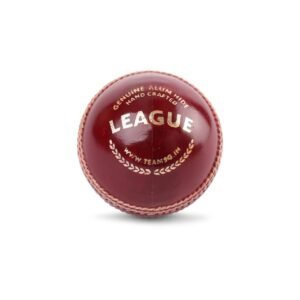 SG League Cricket Leather Ball – High-quality, durable, and perfect for professional matches with excellent grip and bounce.