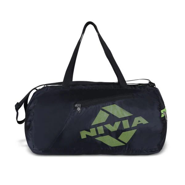 Nivia Deflate-2.0 Gym Bag – Lightweight, durable gym and sports duffle with sleek design and spacious compartments.