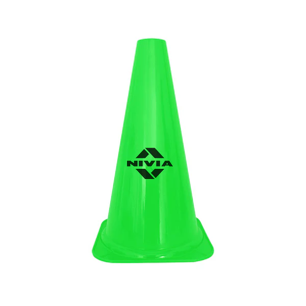 Nivia Marking Cones – Set of 6 vibrant, durable cones ideal for sports training, boundary marking, and agility workouts.