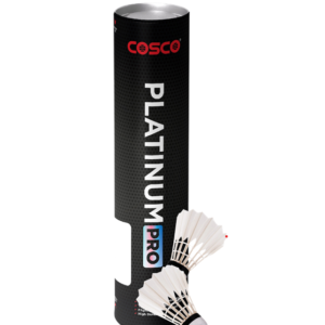 Cosco Platinum PRO Badminton Cork – High-quality, durable shuttlecock designed for precision flight, stability, and top performance.