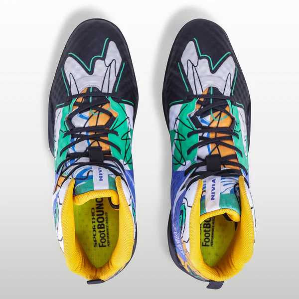 StreetArt8 Nivia Street Art Basketball Shoes with high-traction sole, cushioned midsole, and stylish street-inspired design for top court performance.