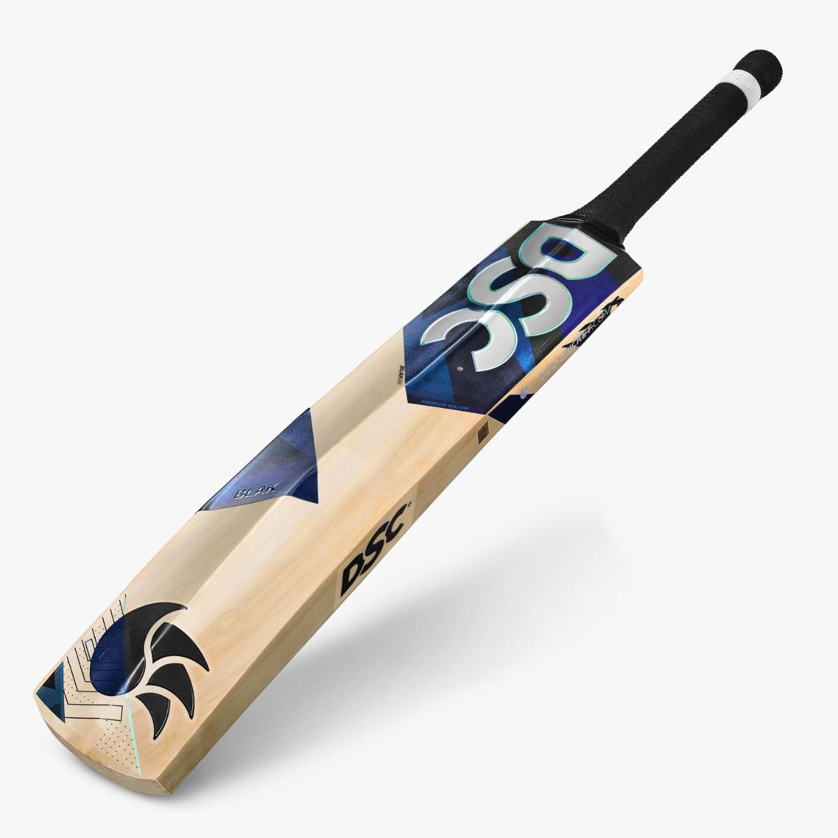 DSC Black 88 Kashmir Willow Bat with bold styling, thick edges, and a durable build—ideal for players who love big hits and bold play.