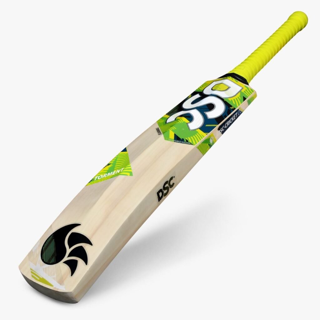 DSC Torment LE Incredible Willow Bat with bold blade profile, thick edges, and elite grip—ideal for aggressive players dominating the game.